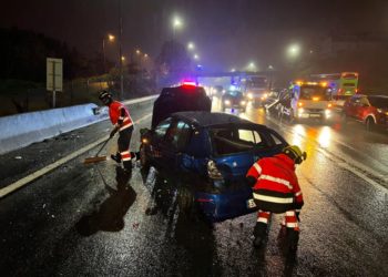 La jueza retira el carnet al conductor que circuló en sentido contrario por la AP-9 y dio positivo