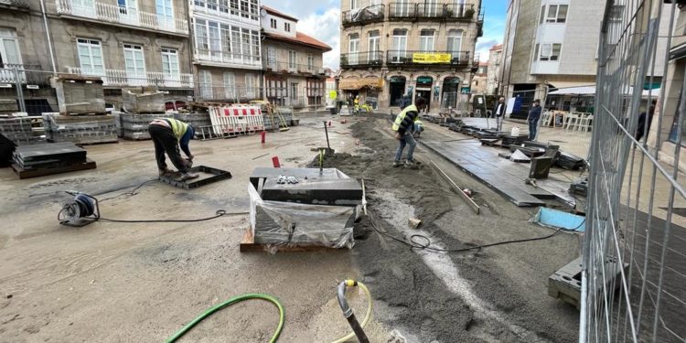 Las prospecciones hallan un tramo de muralla de Vigo “bien conservado” cerca del Olivo