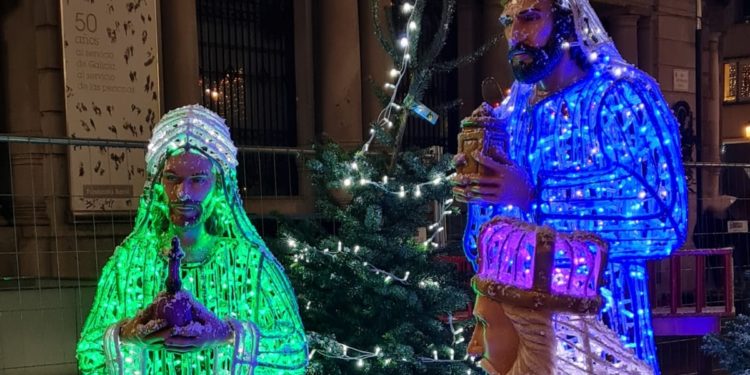 Vigo retira las figuras navideñas de los Reyes Magos porque los tres son blancos