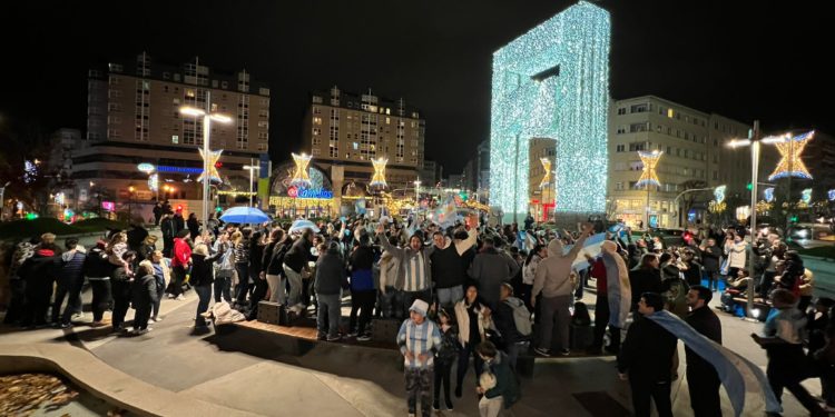 Vigo también celebra por todo lo alto la Copa del Mundo de Argentina