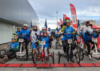 Máis de 800 persoas estrean a Vía Verde na carreira Érguete e Corre