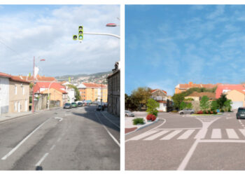 Reforma drástica para un embudo de la Avenida de Galicia de Vigo: glorieta tras eliminar tres casas