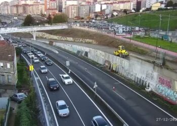 18:00 horas: comienzan los problemas de acceso a Vigo por la AP-9
