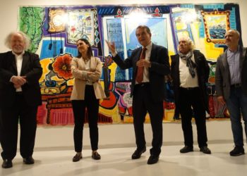 Barreiro y Pulido homenajean a Laxeiro en Vigo con un “poema” de “dibujos y pinturas”