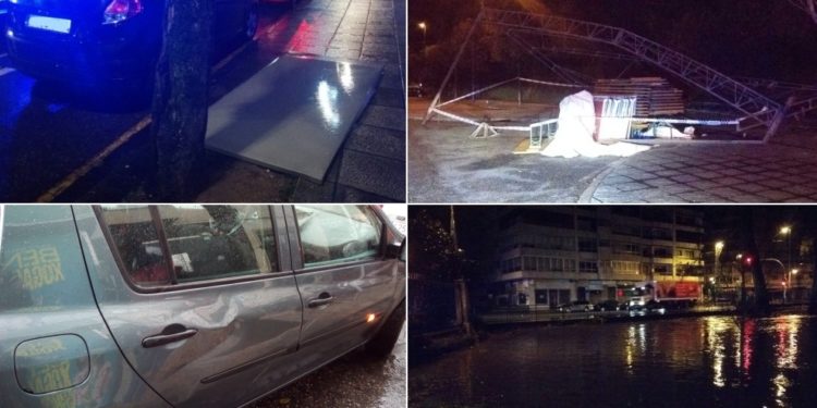 Casi 60 incidencias por inundaciones y desprendimientos: Caballero dice que Vigo “aguantó bien”