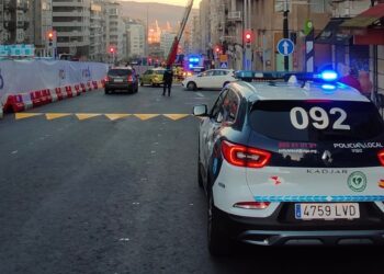 Detenido en Vigo tras poner en riesgo la seguridad vial en la Gran Vía
