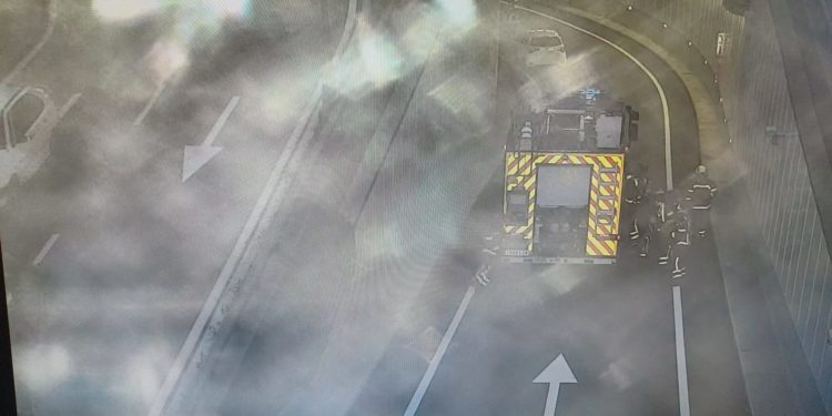 El nuevo túnel de Lepanto aprueba en seguridad: completado con éxito un simulacro de incendio