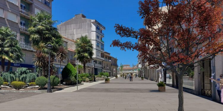 Ponteareas dará prioridade peonil: conexión entre a Casa do Concello e Bugallal