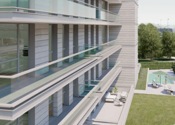Navia crece más allá del PAU: nuevo edificio de 38 viviendas en condominio con solarium y piscina