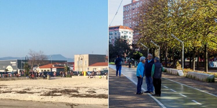 Vigo pide la bandera azul para la playa de Bouzas y para la Vía Verde