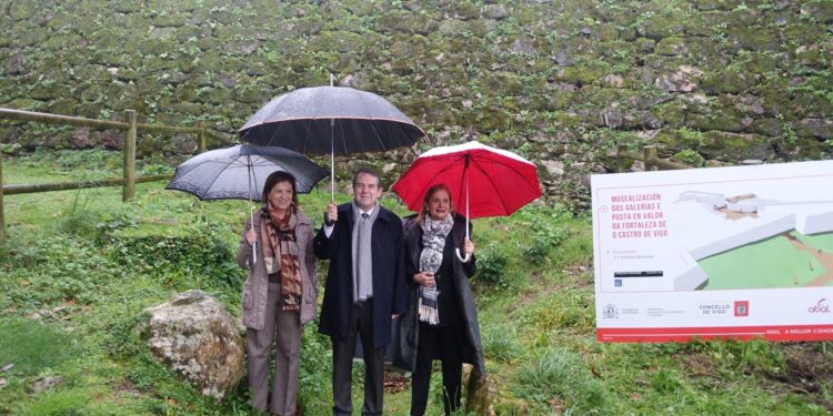 Vigo inicia la musealización de O Castro para ofrecer acceso en verano a 60 metros de túnel