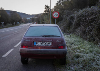 Un frente frío entra en Galicia este domingo y dejará nieve en cotas bajas durante la próxima semana