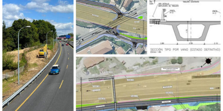 Audasa inicia la reposición de los viales de Chapela afectados por la ampliación de la AP-9
