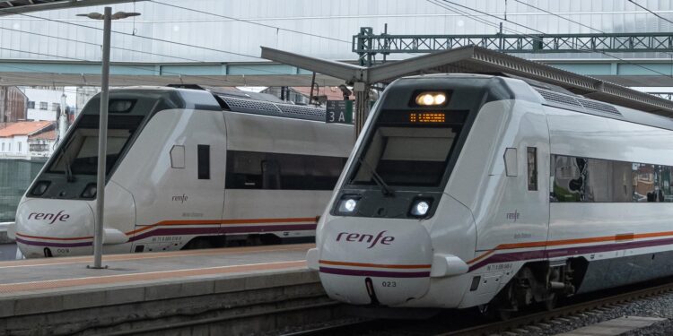 Un tren se avería en Arcade y provoca un retraso de casi una hora en la llegada de sus pasajeros a Vigo
