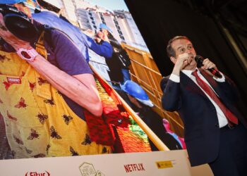 ‘Marca Vigo’ en Fitur: la performance, una actriz enamorada de la ciudad y a debate la actuación de Shakira