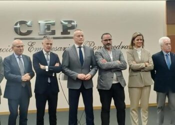 Jorge Cebreiros presenta su candidatura y la de su equipo para repetir al frente de la patronal de Pontevedra