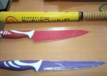 Detenida en Vigo por amenazar con un cuchillo y golpear con un bate a su expareja y un compañero de piso