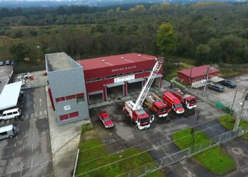Instalaciones de los bomberos del Baixo Miño