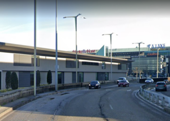 Las obras de la nueva senda de O Berbés cortan el tráfico por la noche en Beiramar