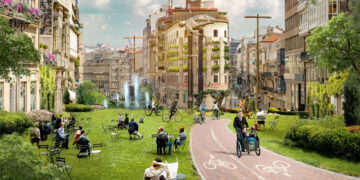 ¿Un Vigo verde o gris en la Porta do Sol?
