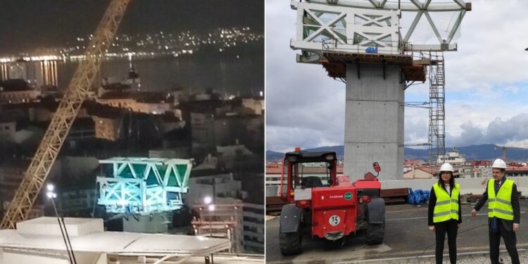 El ascensor Halo coloca la primera pieza de su anillo: dos más se instalarán la próxima semana