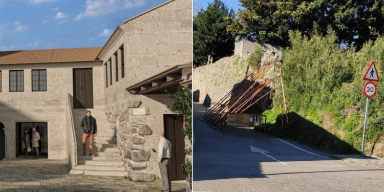 Patrimonio da vía libre a dos proyectos en pazos de Vigo: la rehabilitación de Raposeira y el muro de la Pastora