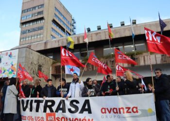 Reuniones sin avances de los trabajadores de Vitrasa con el Concello y la empresa