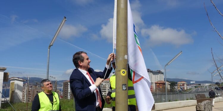 La Vía Verde de Vigo recibe su bandera azul