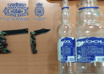 Dos detenidos por agredir con arma blanca y una botella a un joven en la Praza da Estrela de Vigo