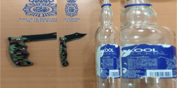 Dos detenidos por agredir con arma blanca y una botella a un joven en la Praza da Estrela de Vigo