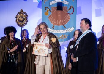 nomeamento en Madrid da presidenta da Deputación, Carmela Silva, de confrade da Enxebre Orde da Vieira