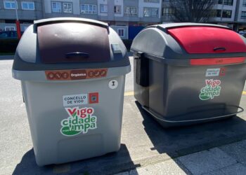 El contenedor marrón se expande por Vigo: empieza la instalación de otras cien unidades