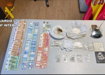 Detenido un hombre en Salceda de Caselas por traficar con cocaína, heroína y hachís