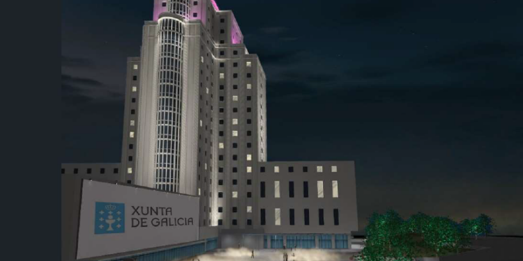 Patrimonio Cultural autoriza la iluminación exterior de la Ciudad de la Justicia de Vigo