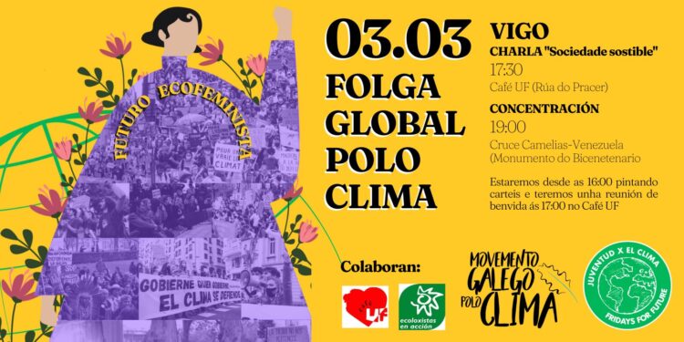 Vigo se suma este viernes a la convocatoria internacional del movimiento Juventud por el Clima