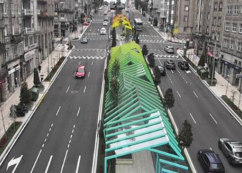 Las nuevas rampas mecánicas de la Gran Vía de Vigo estarán operativas a partir del 24 de marzo