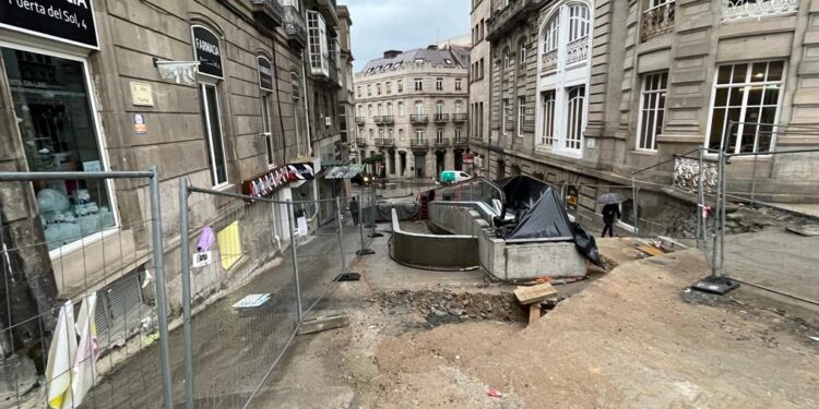 Marea afirma que las obras de Porta do Sol son «la versión viguesa de la Cidade da Cultura de Santiago»