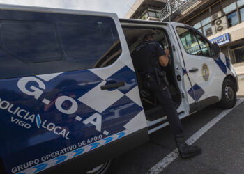 Detenido en Vigo tras causar daños a varios vehículos estacionados