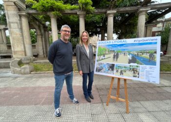 Tapias presenta ‘Bouzas Litoral’, un espacio abierto con una gran plaza peatonal y un aparcamiento