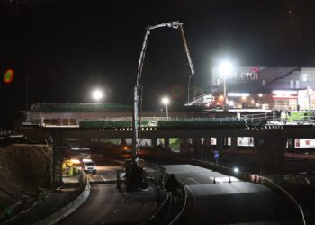 Cortada la A-55 por las obras en la autovía Tui-A Guarda