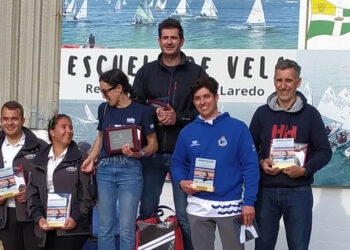 “Tone” Pérez firmó el triplete en el Nacional, esta vez con Paloma González, y el Náutico vigués confirmó su total dominio en Laredo