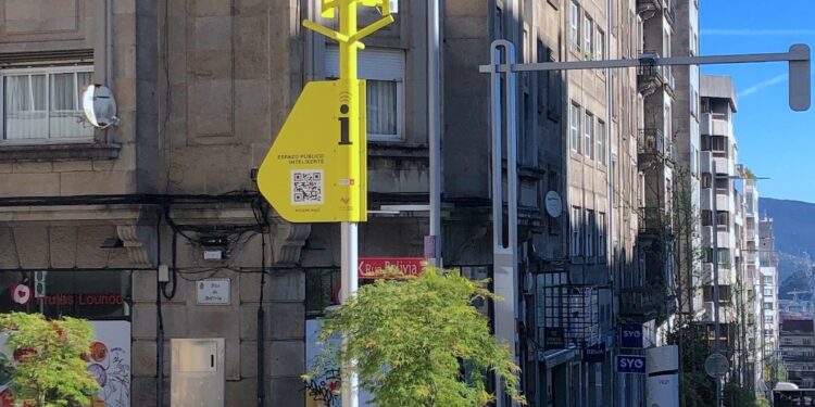 Punto de información de la ciudad de Vigo