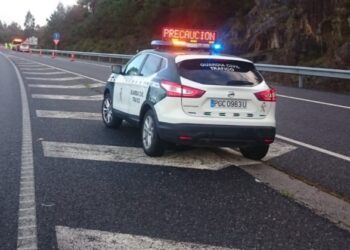 Interceptan a un camionero que circuló en sentido contrario por la A-55 tras un accidente