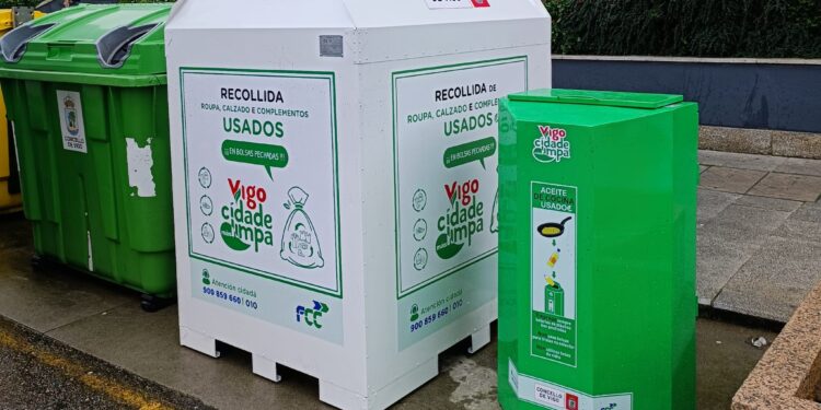 Vigo refuerza la recogida selectiva de aceites y ropa con 600 contenedores digitalizados