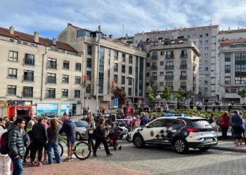 Desalojan un gimnasio en Vigo a causa de un incendio en la sauna