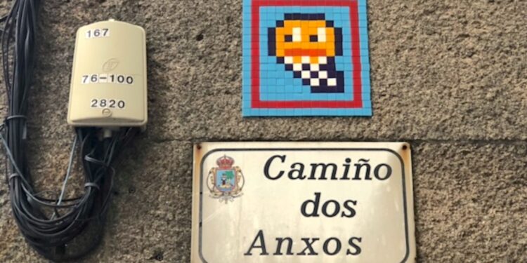 Arte urbano en el Camiño dos Anxos