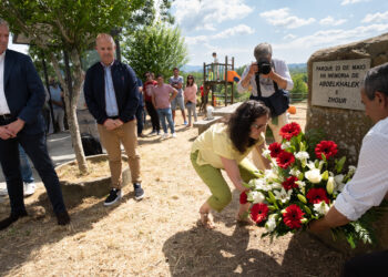 Homenaje al matrimonio fallecido en Tui 5 años después de la explosión en un almacén pirotécnico