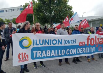 Más del 90% del personal de Ilunion en Benteler secunda la huelga, según la CIG
