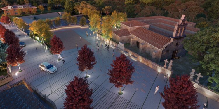 NIDIA ARÉVALO PRESENTA O PROXECTO DE REMODELACIÓN DA CONTORNA DA IGREXA DE PEREIRAS INCLUÍDO NO SEU PROGRAMA ELECTORAL