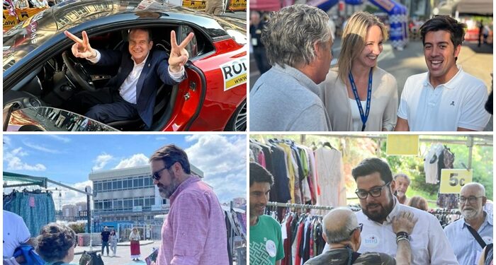 Descansar, alimentar a animales, ocio, motos y fútbol, las actividades de los candidatos en su día de reflexión